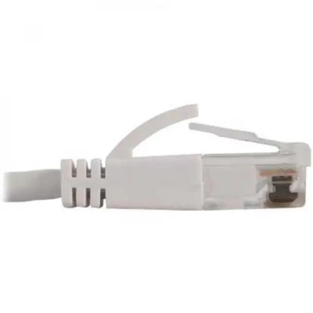 Alt view image 4 of 5 - Tripp Lite Cat6a 10G Snagless Molded Slim UTP Ethernet Cable (RJ45 M/M), PoE, White, 15 ft. (4.6 m) - 15 ft Category 6a Network Cable for Network Device, Server, Switch, Router, Hub, Printer, Computer