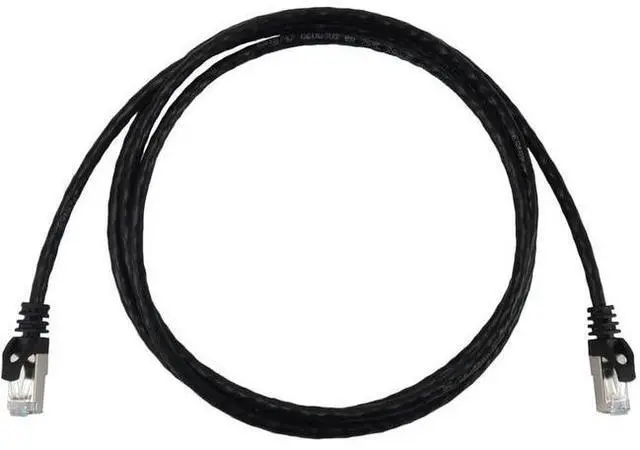 Main image of Tripp Lite Cat6a 10G Snagless Shielded Slim STP Ethernet Cable (RJ45 M/M), PoE, Black, 6 ft. (1.8 m) - 6 ft Category 6a Network Cable for Network Device, Server, Switch, Router, Hub, Printer, Computer