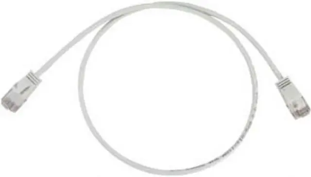 Alt view image 3 of 5 - Tripp Lite Cat6a 10G Snagless Molded Slim UTP Ethernet Cable (RJ45 M/M), PoE, White, 20 ft. (6.1 m) - 20 ft Category 6a Network Cable for Network Device, Server, Switch, Router, Hub, Printer, Computer