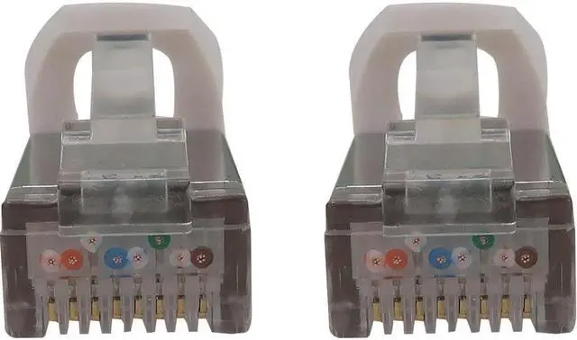 Alt view image 2 of 4 - Tripp Lite Cat6a 10G Snagless Shielded Slim STP Ethernet Cable (RJ45 M/M), PoE, White, 3 ft. (0.9 m) - 3 ft Category 6a Network Cable for Network Device, Server, Switch, Router, Hub, Printer, Computer
