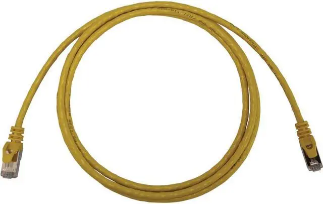 Alt view image 2 of 9 - Eaton Tripp Lite Series Cat6a 10G Snagless Shielded Slim STP Ethernet Cable RJ45 M/M PoE Yellow 6 ft. 1.8 m