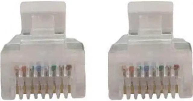 Alt view image 2 of 4 - Tripp Lite Cat6a 10G Snagless Molded Slim UTP Ethernet Cable (RJ45 M/M), PoE, White, 10 ft. (3.1 m) - 10 ft Category 6a Network Cable for Network Device, Server, Switch, Router, Hub, Printer, Computer