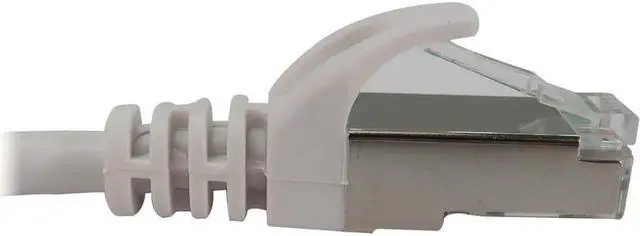 Alt view image 3 of 6 - Tripp Lite Cat6a 10G Snagless Shielded Slim STP Ethernet Cable (RJ45 M/M), PoE, White, 1 ft. (0.3 m) - 1 ft Category 6a Network Cable for Network Device, Server, Switch, Router, Hub, Printer, Computer