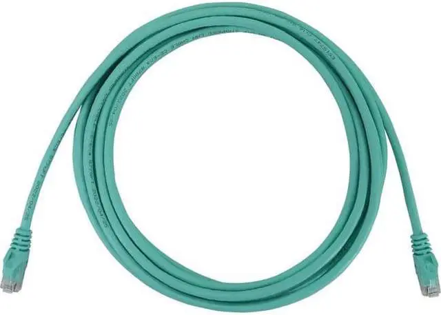 Main image of Tripp Lite Cat6a 10G Snagless Molded UTP Ethernet Cable (RJ45 M/M), PoE, Aqua, 15 ft. (4.6 m) - 15 ft Category 6a Network Cable for Network Device, Switch, Patch Panel, Server, Router, Hub, Printer, C