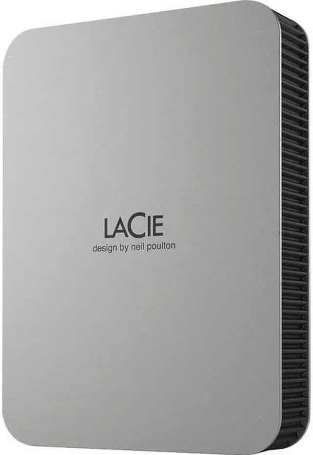 Alt view image 2 of 8 - LaCie Mobile Drive Secure STLR4000400 4TB USB-C External Hard Drive Space Gray