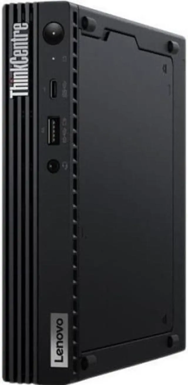 Alt view image 4 of 10 - Lenovo ThinkCentre M70q 11DT00G1US Desktop Computer - Intel Core i3 10th Gen i3-10100T Quad-core (4 Core) 3 GHz - 8 GB RAM DDR4 SDRAM - 128 GB M.2 PCI Express NVMe 3.0 x2 SSD - Tiny - Black - Intel H4