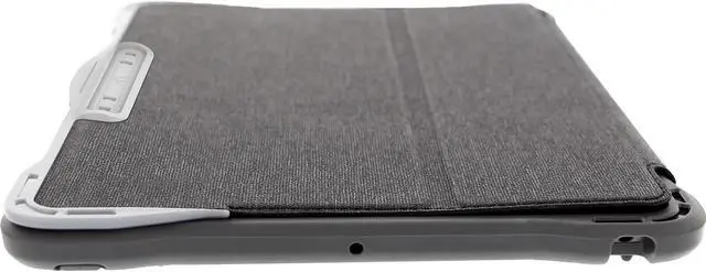 Alt view image 6 of 8 - Brenthaven Edge Folio Rugged Carrying Case (Folio) for 10.2" Apple iPad (9th Generation), iPad (7th Generation), iPad (8th Generation) Tablet - Gray - Drop Resistant, Impact Resistant - Polycarbo