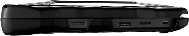 Alt view image 8 of 8 - Gumdrop DropTech Lenovo 100e G3/100w G3 Clamshell - Black - For Lenovo Chromebook - Black - Shock Proof, Shock Absorbing, Drop Resistant, Shock Resistant - Thermoplastic Polyurethane (TPU) - Rugged