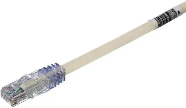 Alt view image 2 of 5 - Panduit Cat 6A 24 AWG UTP Copper Patch Cord 15 ft White UTP6AX15