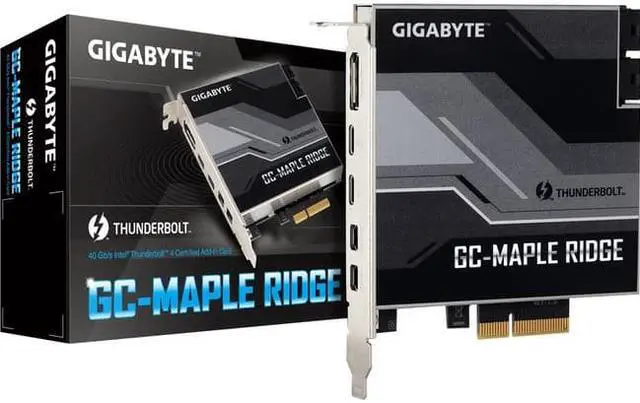 Alt view image 6 of 8 - GIGABYTE GC-MAPLE RIDGE Thunderbolt 4 PCI-Ex4 add on Card USB Type-C DisplayPort