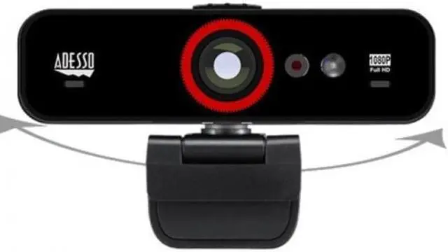 Alt view image 6 of 11 - Adesso CyberTrack F1 Webcam 2.1 Megapixel 30 fps USB 2.0 CybertrackF1