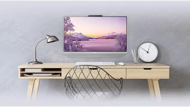 Alt view image 7 of 10 - Asus Zen AiO M5401WYA-DH704T All-in-One Computer - AMD Ryzen 7 5825U Octa-core (8 Core) - 16 GB RAM DDR4 SDRAM - 512 GB M.2 PCI Express NVMe 3.0 SSD - 23.8" Full HD 1920 x 1080 - Desktop - AMD Ch