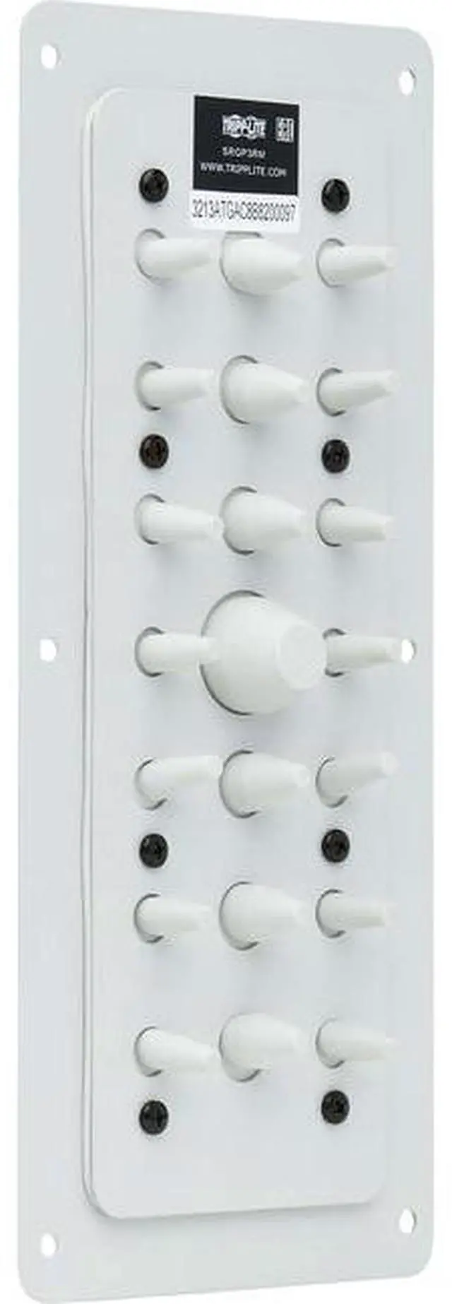 Alt view image 3 of 9 - Tripp Lite SmartRack Cable Entry Gland Plate for NEMA-Rated Enclosure Cabinets, 21-Port Membrane - Cable Entry Plate - Metal