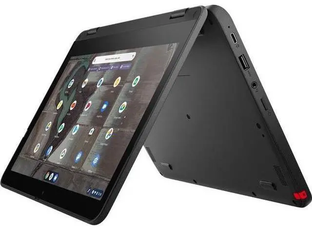Alt view image 3 of 20 - Lenovo 500e Chromebook Gen 3 11.6" Touch Screen Intel Celeron N4500 Intel UHD Graphics 4GB Memory 32GB Storage Chrome OS 82JB003XUS