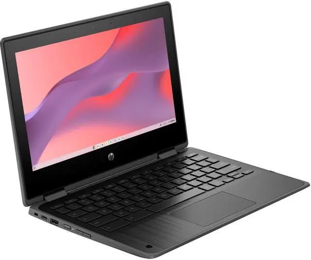 Alt view image 9 of 20 - HP Pro x360 Fortis 11 G3 11.6" Touchscreen Chromebook - HD - 1366 x 768 - Intel Celeron N4500 Dual-core (2 Core) - 4 GB Total RAM - 4 GB On-board Memory - 32 GB Flash Memory - Intel Chip - Chrome