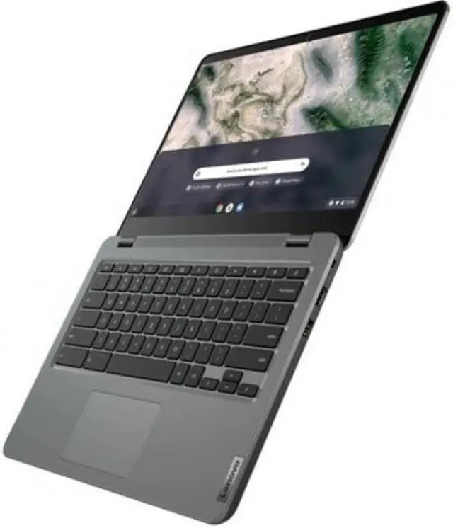 Alt view image 6 of 9 - Lenovo 14e Chromebook Gen 2 82M10008US 14" Touchscreen Chromebook - Full HD - 1920 x 1080 - AMD 3015Ce Dual-core (2 Core) 1.20 GHz - 8 GB Total RAM - 64 GB Flash Memory - Gray - ChromeOS - AMD Ra