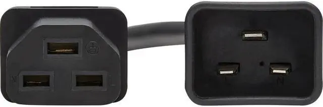 Alt view image 8 of 10 - Tripp Lite Power Cord, C20 to C21 - Heavy-Duty, 20A, 250V, 12 AWG, 3 ft. (0.91 m), Black - For Network Switch, PDU, UPS, Router - 250 V AC20 A - Black - 3 ft Cord Length - North America
