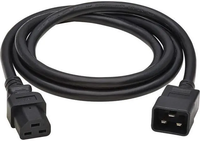Alt view image 2 of 9 - Tripp Lite Power Cord, C20 to C21 - Heavy-Duty, 20A, 250V, 12 AWG, 6 ft. (1.83 m), Black - For Network Switch, PDU, UPS, Router, Network Device, Server - 250 V AC20 A - Black - 6 ft Cord Length - Nort