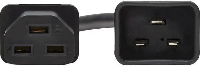 Alt view image 3 of 9 - Tripp Lite Power Cord, C20 to C21 - Heavy-Duty, 20A, 250V, 12 AWG, 6 ft. (1.83 m), Black - For Network Switch, PDU, UPS, Router, Network Device, Server - 250 V AC20 A - Black - 6 ft Cord Length - Nort