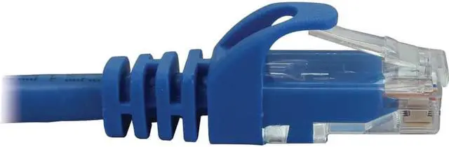 Alt view image 5 of 5 - Tripp Lite Cat6a 10G Snagless Molded UTP Ethernet Cable (RJ45 M/M), PoE, Blue, 6 in. (15 cm) - 6" Category 6a Network Cable for Network Device, Switch, Patch Panel, Server, Router, Hub, Printer,