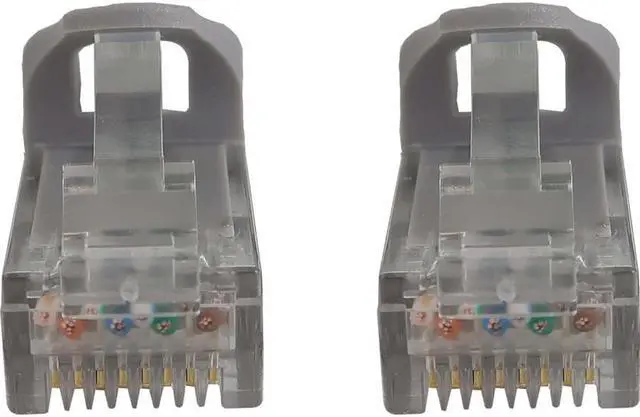 Alt view image 4 of 9 - Tripp Lite Cat6a 10G Snagless Molded UTP Ethernet Cable (RJ45 M/M), PoE, Gray, 6 ft. (1.8 m) - 6 ft Category 6a Network Cable for Network Device, Switch, Patch Panel, Server, Router, Hub, Printer, Com