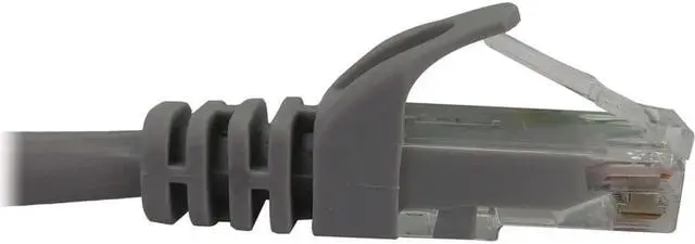 Alt view image 3 of 9 - Tripp Lite Cat6a 10G Snagless Molded UTP Ethernet Cable (RJ45 M/M), PoE, Gray, 6 ft. (1.8 m) - 6 ft Category 6a Network Cable for Network Device, Switch, Patch Panel, Server, Router, Hub, Printer, Com