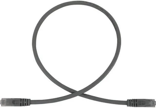 Alt view image 2 of 9 - Tripp Lite Cat6a 10G Snagless Molded UTP Ethernet Cable (RJ45 M/M), PoE, Gray, 3 ft. (0.9 m) - 3 ft Category 6a Network Cable for Network Device, Switch, Patch Panel, Server, Router, Hub, Printer, Pho