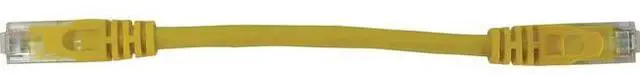Alt view image 2 of 10 - Tripp Lite Cat6a 10G Snagless Molded UTP Ethernet Cable (RJ45 M/M), PoE, Yellow, 6 in. (15 cm) - 6" Category 6a Network Cable for Network Device, Switch, Patch Panel, Server, Router, Hub, Printer