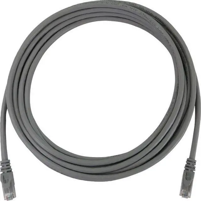 Alt view image 2 of 6 - Tripp Lite Cat6a 10G Snagless Molded UTP Ethernet Cable (RJ45 M/M), PoE, Gray, 15 ft. (4.6 m) - 15 ft Category 6a Network Cable for Network Device, Switch, Patch Panel, Server, Router, Hub, Printer, C