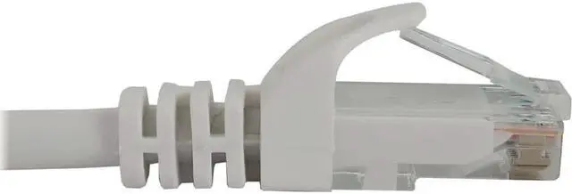 Alt view image 5 of 9 - Tripp Lite Cat6a 10G Snagless Molded UTP Ethernet Cable (RJ45 M/M), PoE, White, 1 ft. (0.3 m) - 1 ft Category 6a Network Cable for Network Device, Switch, Patch Panel, Server, Router, Hub, Printer, Co