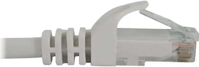 Alt view image 5 of 9 - Tripp Lite Cat6a 10G Snagless Molded UTP Ethernet Cable (RJ45 M/M), PoE, White, 3 ft. (0.9 m) - 3 ft Category 6a Network Cable for Network Device, Switch, Patch Panel, Server, Router, Hub, Printer, Co