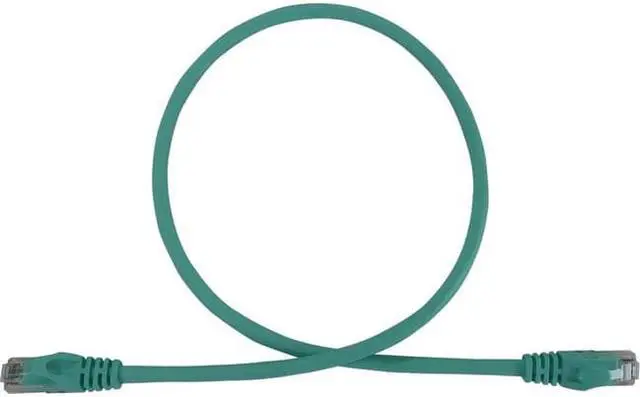 Alt view image 2 of 9 - Tripp Lite Cat6a 10G Snagless Molded UTP Ethernet Cable (RJ45 M/M), PoE, Aqua, 2 ft. (0.6 m) - 2 ft Category 6a Network Cable for Network Device, Switch, Patch Panel, Server, Router, Hub, Printer, Com