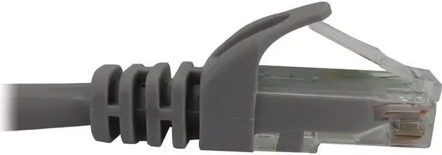 Alt view image 3 of 9 - Tripp Lite Cat6a 10G Snagless Molded UTP Ethernet Cable (RJ45 M/M), PoE, Gray, 2 ft. (0.6 m) - 2 ft Category 6a Network Cable for Network Device, Switch, Patch Panel, Server, Router, Hub, Printer, Com