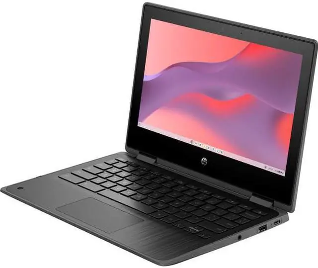 Alt view image 6 of 14 - HP Fortis x360 G3 J 11.6" Touchscreen Convertible 2 in 1 Notebook HD 1366 x 768 Intel Celeron N4500 Dual-core (2 Core) 4 GB Total RAM 4 GB On-board Memory 32 GB Flash Memory Model 7L300UT#ABA