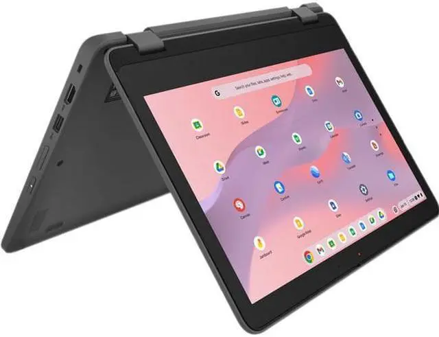Alt view image 3 of 20 - Lenovo 300e Yoga Chromebook Gen 4 11.6" Touch Screen MediaTek Kompanio 520 Mali G52 4GB Memory 32GB Storage Chrome OS 82W20003US