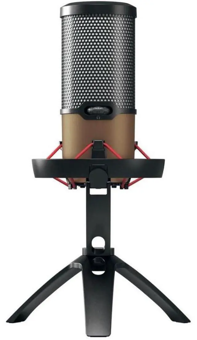 Alt view image 5 of 11 - CHERRY UM 9.0 PRO RGB Wired Microphone - Black, Copper - 8.20 ft - Stereo - 20 Hz to 20 kHz - Cardioid, Bi-directional, Omni-directional - Stand Mountable - USB 2.0