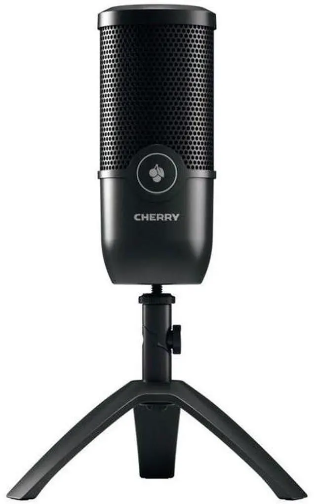 Alt view image 2 of 15 - CHERRY UM 3.0 Wired Microphone - Black - 8.20 ft - 20 Hz to 20 kHz - Cardioid - Stand Mountable - USB 2.0