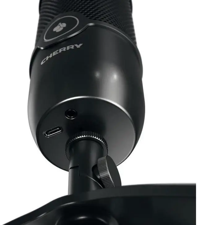 Alt view image 7 of 15 - CHERRY UM 3.0 Wired Microphone - Black - 8.20 ft - 20 Hz to 20 kHz - Cardioid - Stand Mountable - USB 2.0