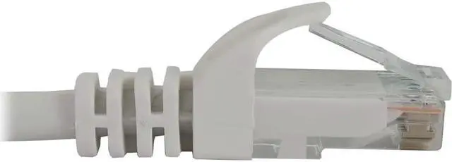Alt view image 4 of 6 - Tripp Lite Cat6a 10G Snagless Molded UTP Ethernet Cable (RJ45 M/M), PoE, White, 20 ft. (6.1 m) - 20 ft Category 6a Network Cable for Network Device, Switch, Patch Panel, Server, Router, Hub, Printer,