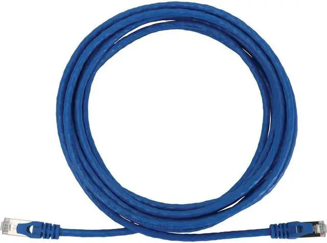 Alt view image 4 of 5 - Tripp Lite Cat6a 10G Snagless Shielded Slim STP Ethernet Cable (RJ45 M/M), PoE, Blue, 25 ft. (7.6 m) - 25 ft Category 6a Network Cable for Network Device, Server, Switch, Router, Hub, Printer, Compute