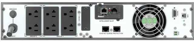 Alt view image 2 of 7 - Panduit SmartZone U02N11V 2000VA Rack/Tower UPS - 2U Rack/Tower, Rail Mountable - AVR - 6 Hour Recharge - 120 V AC Input - 100 V AC, 110 V AC, 120 V AC, 115 V AC, 125 V AC Output - Single Phase - Seri