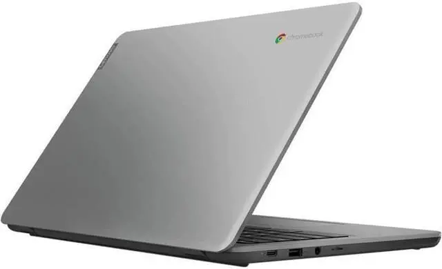 Alt view image 10 of 12 - Lenovo 14e Chromebook Gen 2 82M1000BUS 14" Chromebook - HD - 1366 x 768 - AMD 3015Ce Dual-core (2 Core) 1.20 GHz - 4 GB Total RAM - 4 GB On-board Memory - 32 GB Flash Memory - Storm Gray, Dark Gr