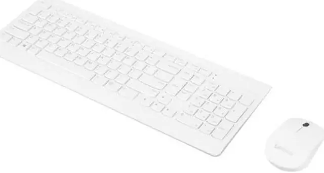 Alt view image 8 of 12 - Lenovo 510 Wireless Combo Keyboard & Mouse (White) - US English