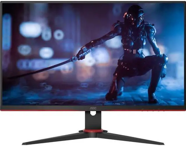 Alt view image 3 of 18 - AOC 24G2SE 23.8" FHD LED Gaming Monitor - Black, Red - Vertical Alignment (VA) - 16.7 Million Colors - Adaptive Sync/FreeSync Premium - 350 Nit - 1 ms - 165 Hz