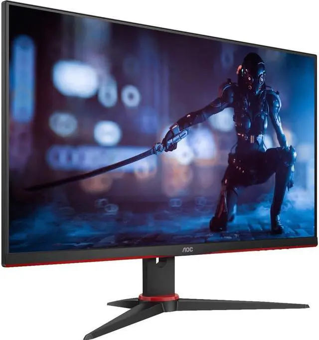 Alt view image 4 of 18 - AOC 24G2SE 23.8" FHD LED Gaming Monitor - Black, Red - Vertical Alignment (VA) - 16.7 Million Colors - Adaptive Sync/FreeSync Premium - 350 Nit - 1 ms - 165 Hz