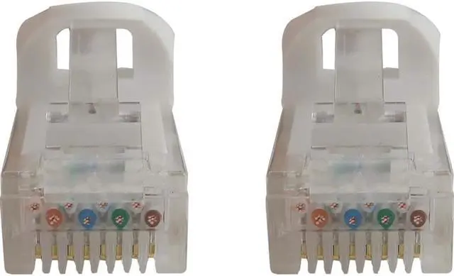 Alt view image 4 of 6 - Tripp Lite Cat6a 10G Snagless Molded UTP Ethernet Cable (RJ45 M/M), PoE, White, 50 ft. (15.2 m) - 50 ft Category 6a Network Cable for Network Device, Switch, Patch Panel, Server, Router, Hub, Printer,