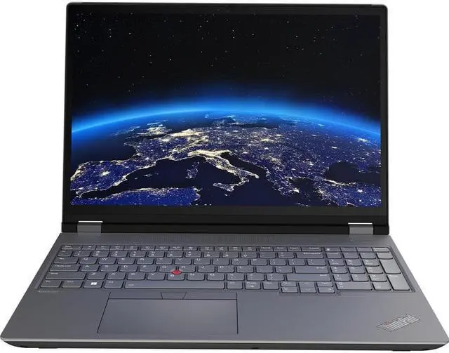Alt view image 3 of 12 - Lenovo ThinkPad P16 G1 21D60082US 16" Mobile Workstation - WQUXGA - 3840 x 2400 - Intel Core i9 12th Gen i9-12900HX Hexadeca-core (16 Core) 2.30 GHz - 32 GB Total RAM - 1 TB SSD - Storm Gray - In