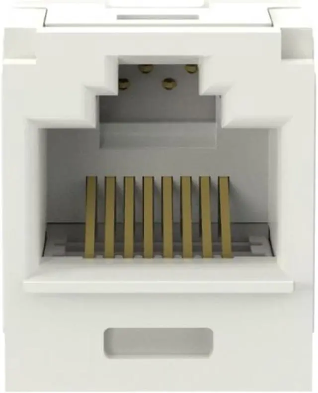 Alt view image 2 of 4 - Panduit RJ-45 Network Adapter - RJ-45 Network Female - Red