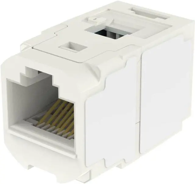 Alt view image 3 of 4 - Panduit RJ-45 Network Adapter - RJ-45 Network Female - Red