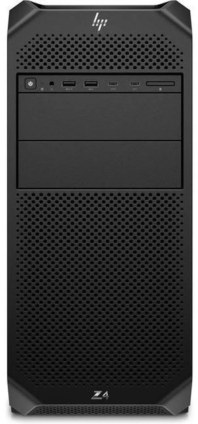 Alt view image 2 of 9 - HP Z4 G5 Workstation - 1 x Intel Xeon Deca-core (10 Core) w5-2445 3.10 GHz - 16 GB DDR5 SDRAM RAM - 512 GB SSD - Tower - Black - Intel W790 Chip - Windows 11 Pro - NVIDIA T1000 4 GB Graphics - Serial